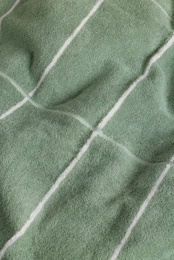 Baina Badezimmertextilien^Badetuch Bethell, 70 x 140 cm, Salbei - Kreide