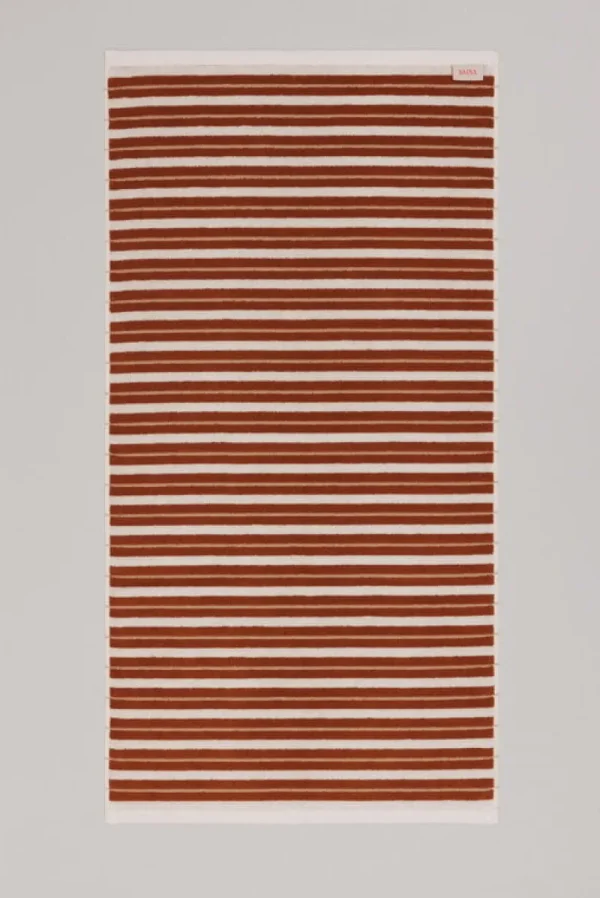 Baina Badezimmertextilien^Badetuch Franklin, 70 x 140 cm, Fuyu - Kreide
