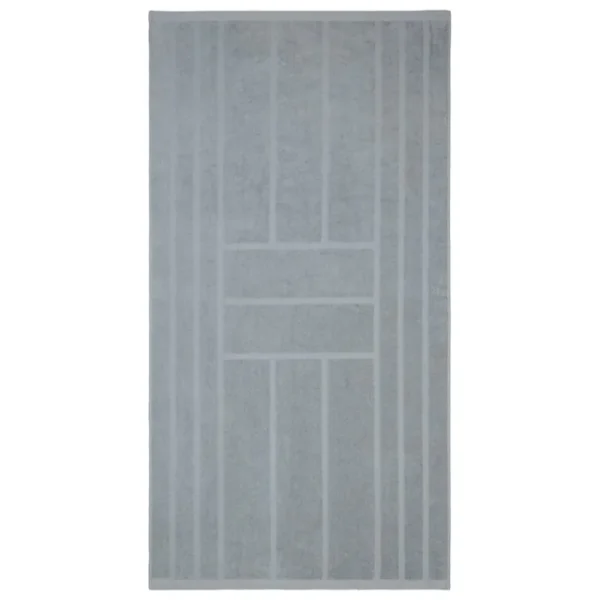 Baina Badezimmertextilien^Pooltuch Woodford, 90 x 170 cm, Zement, Limited Edition