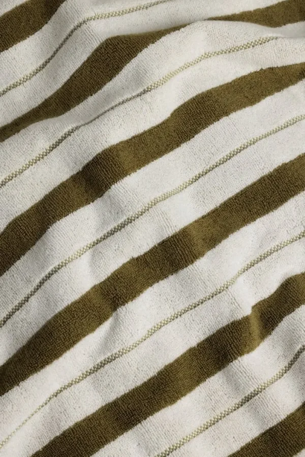 Baina Badezimmertextilien^Strandtuch Madison, 90 x 170 cm, Kapern - Kreide