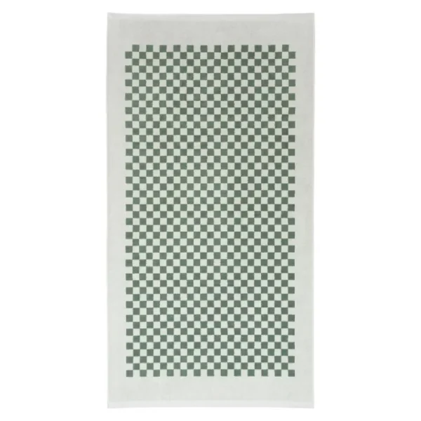 Baina Badezimmertextilien^Strandtuch Roman, 90 x 170 cm, Salbei - Kreide