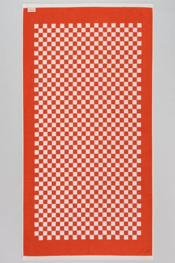 Baina Badezimmertextilien^Strandtuch Roman, 90 x 170 cm, Paloma Sun - Ecru