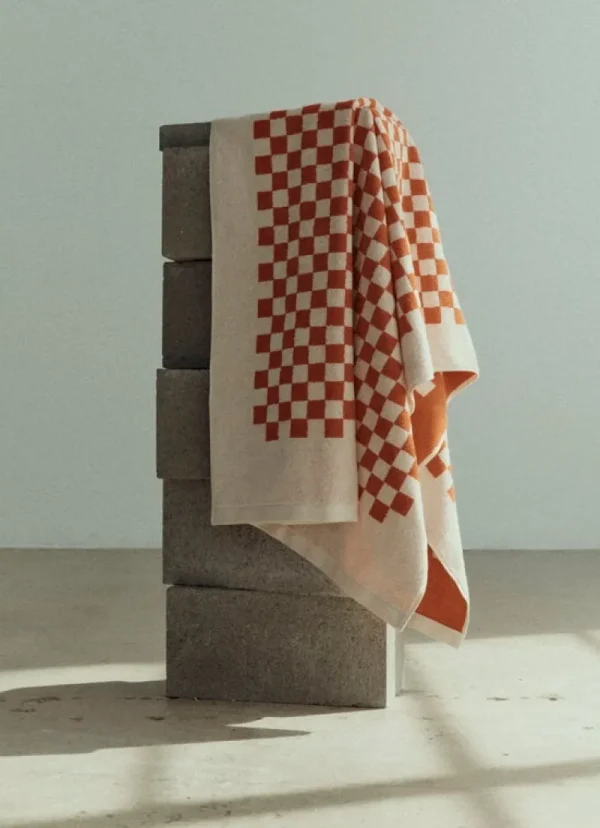 Baina Badezimmertextilien^Strandtuch Roman, 90 x 170 cm, Paloma Sun - Ecru