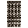 Baina Badezimmertextilien^Strandtuch Willis, 90 x 170 cm, sand - noir, Limited Edition