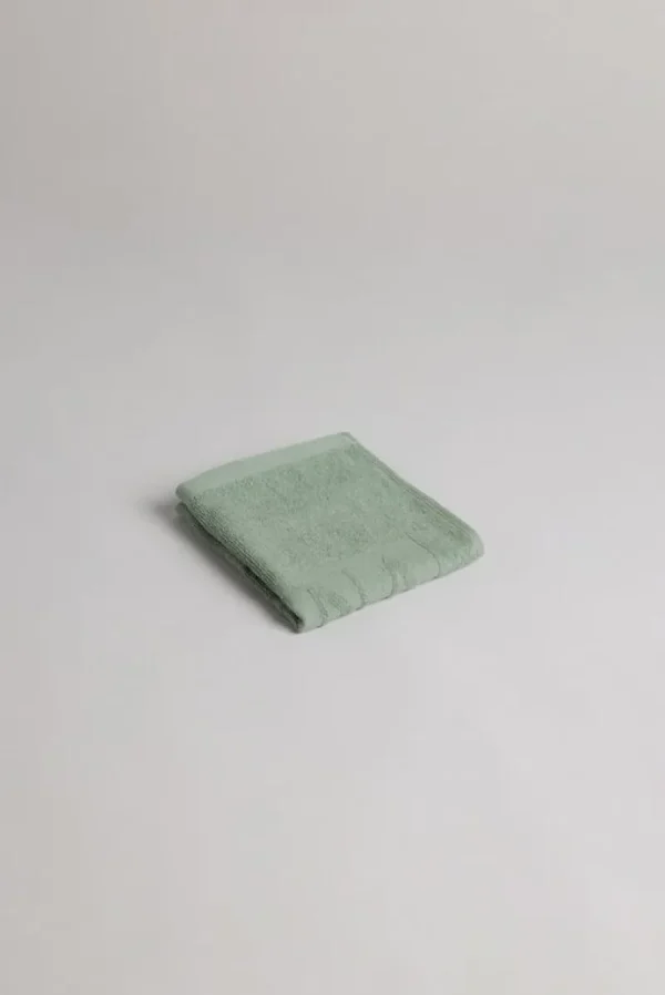 Baina Badezimmertextilien^Waschlappen Agnes, 30 x 30 cm, Salbei