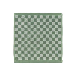 Baina Badezimmertextilien^Waschlappen Quill, 30 x 30 cm, Salbei - Kreide