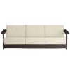 Bebu00f3 Objects Terrassenmöbel | Sofas Und Liegen^Bebó Objects Baba 3-Sitzer-Sofa, braune Esche - Cremeweiß
