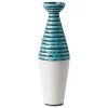 Bitossi Kunstgegenstände | Vasen^Don.1 Vase, 9 x 36 cm, weiß - türkis