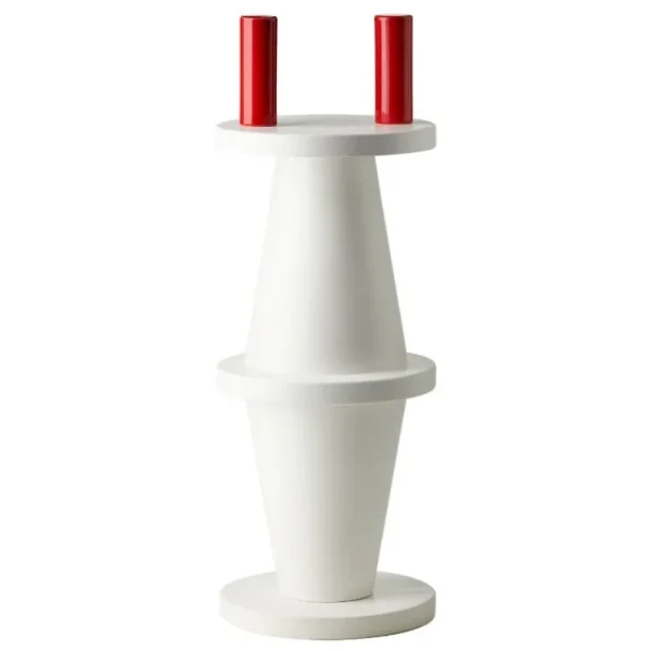Bitossi Kunstgegenstände | Dekorationsgegenstände^F.3 Skulptur, mattweiß - glänzend rot
