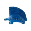 Bitossi Kunstgegenstände | Dekorationsgegenstände^Stachelschwein-Figur, Rimini-Blau