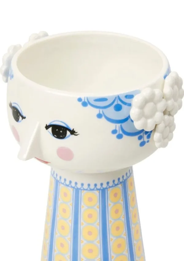 Artek Vasen-Bjørn Wiinblad Eva Vase, 18,5 cm, Blau