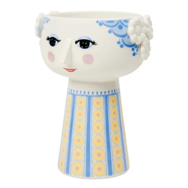 Artek Vasen-Bjørn Wiinblad Eva Vase, 18,5 cm, Blau