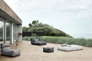 Blomus Terrassenmöbel^Stay Garden Beistelltisch, warmes Grau