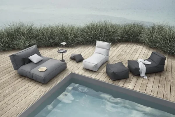 Blomus Terrassenmöbel^Stay Lounger, L, Wolkengrau