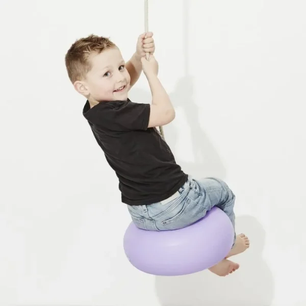 Kinder bObles Möbel Für Das Kinderzimmer^Donut Schaukel, grau