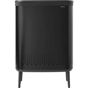 Brabantia Wäschekörbe^Bo Laundry Bin Hi Wäschebehälter, 2 x 45 l, Mattschwarz