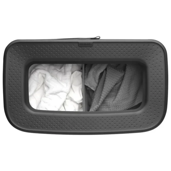 Brabantia Wäschekörbe^Bo Laundry Bin Hi Wäschebehälter, 2 x 45 l, Mattschwarz