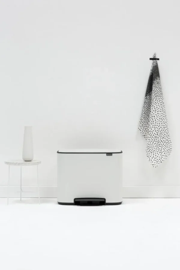 Brabantia Papierkörbe & Recycling-behälter | Abfalleimer^Bo Pedal Bin 11 + 23 l, weiß