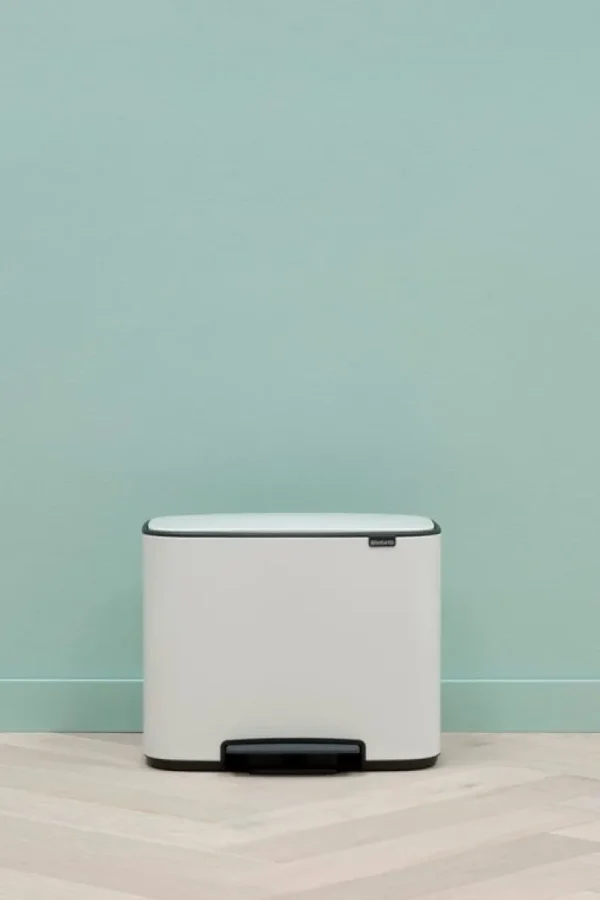 Brabantia Papierkörbe & Recycling-behälter | Abfalleimer^Bo Pedal Bin 11 + 23 l, weiß