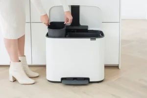 Brabantia Papierkörbe & Recycling-behälter | Abfalleimer^Bo Pedal Bin 11 + 23 l, weiß