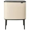 Brabantia Papierkörbe & Recycling-behälter | Abfalleimer^Bo Touch Bin 11 + 23 l, Soft Beige