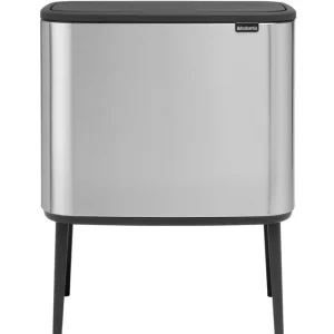 Brabantia Papierkörbe & Recycling-behälter | Abfalleimer^Bo Touch Bin 11 + 23 l, Stahl matt
