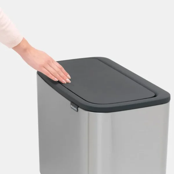 Brabantia Papierkörbe & Recycling-behälter | Abfalleimer^Bo Touch Bin 11 + 23 l, Stahl matt