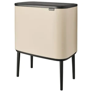 Brabantia Papierkörbe & Recycling-behälter | Abfalleimer^Bo Touch Bin 11 + 23 l, Soft Beige