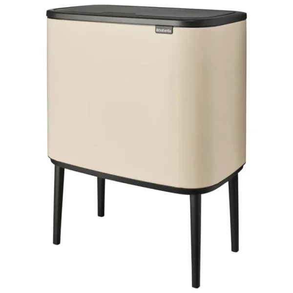 Brabantia Papierkörbe & Recycling-behälter | Abfalleimer^Bo Touch Bin 11 + 23 l, Soft Beige