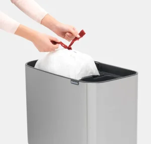 Brabantia Papierkörbe & Recycling-behälter | Abfalleimer^Bo Touch Bin 11 + 23 l, Stahl matt