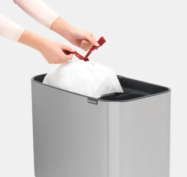 Brabantia Papierkörbe & Recycling-behälter | Abfalleimer^Bo Touch Bin 11 + 23 l, Stahl matt