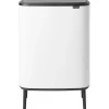 Brabantia Papierkörbe & Recycling-behälter | Abfalleimer^Bo Touch Bin Hi, 2 x 30 l, weiß