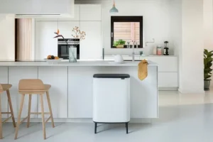 Brabantia Papierkörbe & Recycling-behälter | Abfalleimer^Bo Touch Bin Hi Mülleimer, 60 l, Weiß
