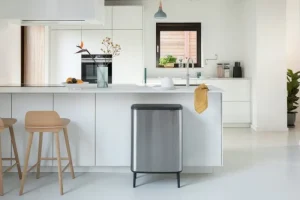 Brabantia Papierkörbe & Recycling-behälter | Abfalleimer^Bo Touch Bin Hi Mülleimer, 60 l, Stahl matt