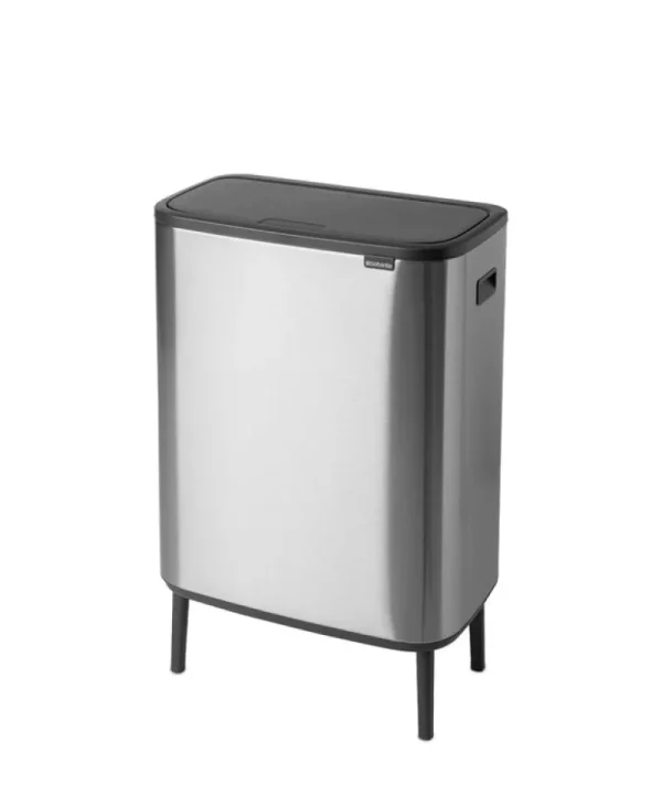 Brabantia Papierkörbe & Recycling-behälter | Abfalleimer^Bo Touch Bin Hi Mülleimer, 60 l, Stahl matt