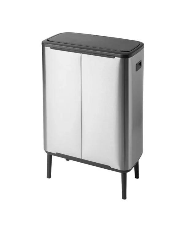 Brabantia Papierkörbe & Recycling-behälter | Abfalleimer^Bo Touch Bin Hi Mülleimer, 60 l, Stahl matt