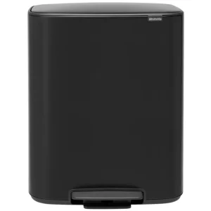 Brabantia Papierkörbe & Recycling-behälter | Abfalleimer^Bo Tretmülleimer 60 l, Mattschwarz