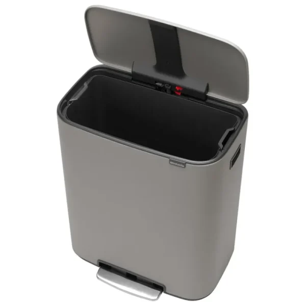 Brabantia Papierkörbe & Recycling-behälter | Abfalleimer^Bo Tretmülleimer 60 l, Sense of Luxury, Grau
