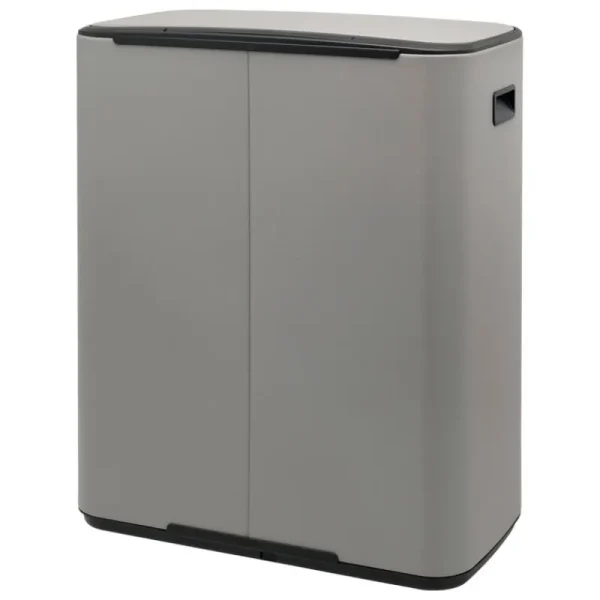 Brabantia Papierkörbe & Recycling-behälter | Abfalleimer^Bo Tretmülleimer 60 l, Sense of Luxury, Grau