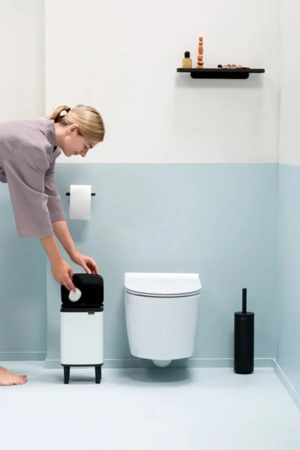 Brabantia Papierkörbe & Recycling-behälter | Abfalleimer^Bo Waste Bin Hi, 4 l, Weiß