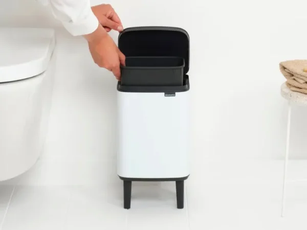 Brabantia Papierkörbe & Recycling-behälter | Abfalleimer^Bo Waste Bin Hi, 4 l, Weiß