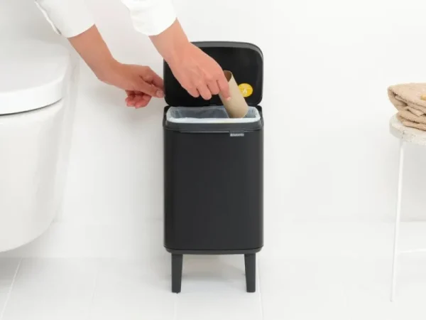 Brabantia Papierkörbe & Recycling-behälter | Abfalleimer^Bo Waste Bin Hi, 4 l, Mattschwarz