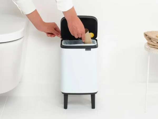 Brabantia Papierkörbe & Recycling-behälter | Abfalleimer^Bo Waste Bin Hi, 4 l, Weiß