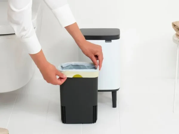 Brabantia Papierkörbe & Recycling-behälter | Abfalleimer^Bo Waste Bin Hi, 4 l, Weiß