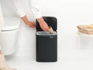 Brabantia Papierkörbe & Recycling-behälter | Abfalleimer^Bo Waste Bin, 7 l, Mattschwarz