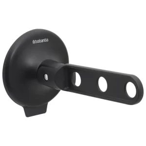 Brabantia Garderoben Und Kleiderbügel^Kleiderhaken mit Saugnapf, schwarz