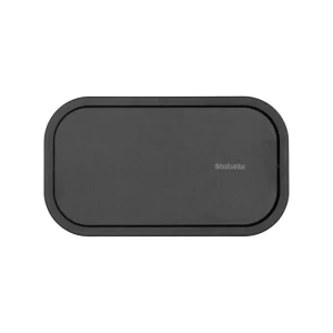 Brabantia Badezimmeraccessoires^MindSet Badezimmer-Mülleimer, Dunkelgrau