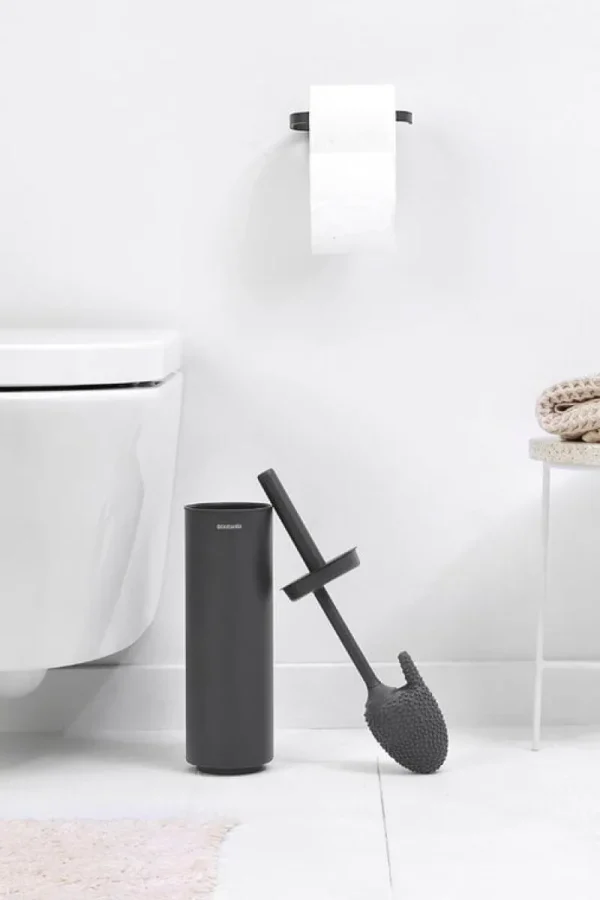 Brabantia Badezimmeraccessoires^MindSet Ersatz-Toilettenbürste, Silikon, Dunkelgrau