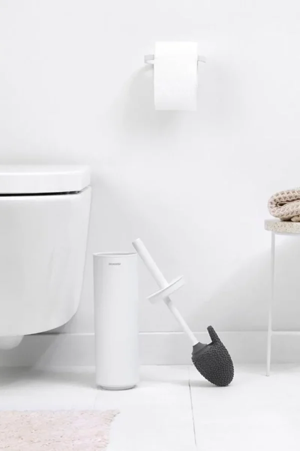 Brabantia Badezimmeraccessoires^MindSet Ersatz-Toilettenbürste, Silikon, Dunkelgrau