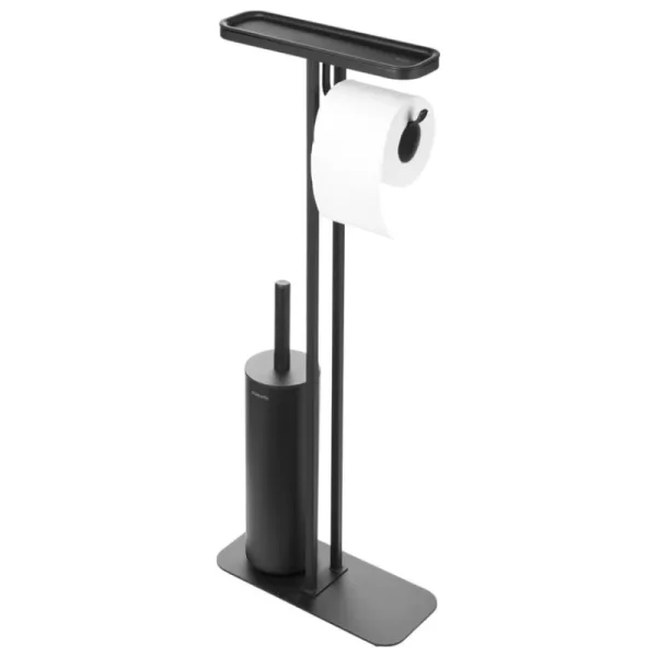 Brabantia Badezimmeraccessoires^MindSet Toilettenbutler, Silikon, Mineral Infinite Grey